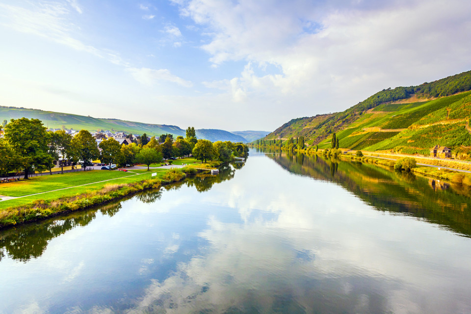 Kurzurlaub an der Mosel - Weinberge